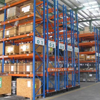Space Saver Mobile Shelving Mobile Racking System With 5-15m Height