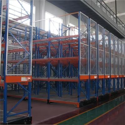 Customized Electrical Mobile Pallet Racking System For Warehouse Storage