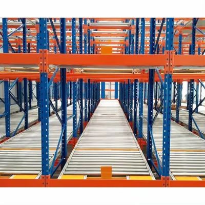 Industrial Roller Shelf Gravity Pallet Racking For Maximum Storage Capacity