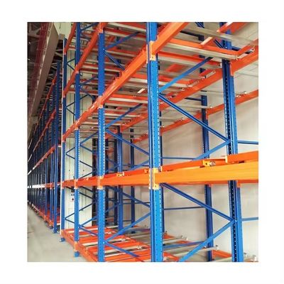 Customized Heavy Duty Push Back Racking System For Warehouse Organization