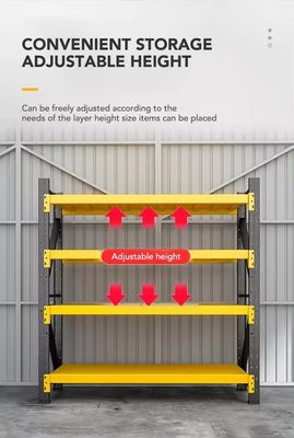Serviceability Light Duty Industrial Steel Storage Shelves Units with Powder Coating