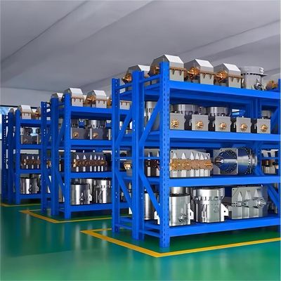 QF-Medium Duty Warehouse Metal Long Span Shelving 4 Layers Standing Shelf For Storage
