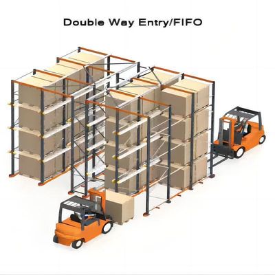 Powder Coating Warehouse Storage Radio Shuttle Rack System For Space-Saving Storage