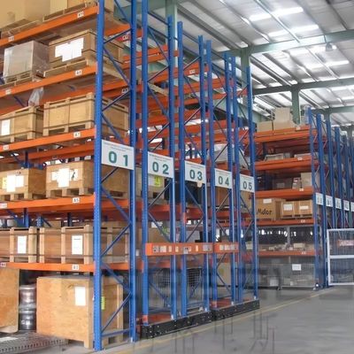 Space Saver Mobile Shelving Mobile Racking System With 5-15m Height