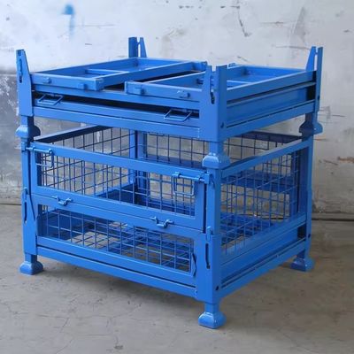 Heavy Duty Mesh Stillage With 1000kg Load Capacity And Powder Coating